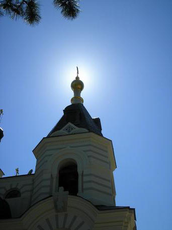 Крым. Форос.  Церковь Воскресения Христова